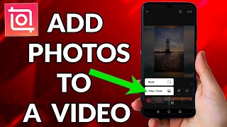 How To Add Photo On Video InShot [upl. by Colyer]