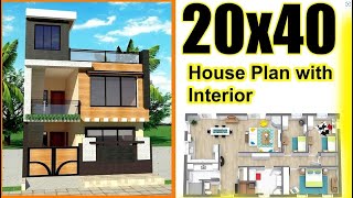 800 sq ft house design with car parking [upl. by Rima107]