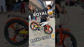 ROYAL CYCLE 🤴😱 cyclest cycler cycleb shorts shortsfeed trendingsound royal stunt viral [upl. by Mark231]