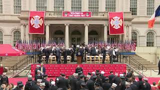 153rd FDNY Medal Day 2022 Fire Commissioner Laura Kavanagh Acting presides [upl. by Ivets14]