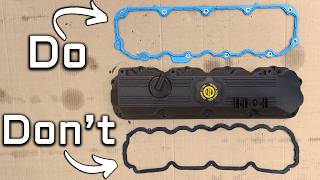 How To Replace Leaking Valve Cover Gasket [upl. by Mathi]