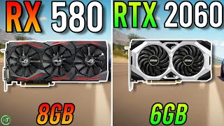 RX 580 8GB vs RTX 2060 6GB  The More VRAM The Better [upl. by Nylorak]