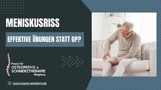 MENISKUS Effektive Übungen statt OP [upl. by Alleyne]