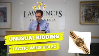 Unusual Bidding TACTIC wins Rolex Watch [upl. by Yalhsa]