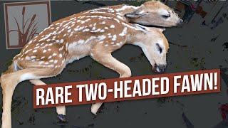 RARE TwoHeaded Fawn A Deer Taxidermy Challenge  Prairie Sportsman [upl. by Aniehs42]