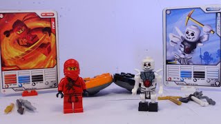 LEGO Ninjago Kai spinner amp Bonezai spinner Throwback Review  lego ninjago [upl. by Coryden159]