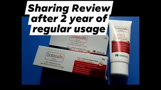 Review REGALIZ Solasafe SPF 50 Silicone Sunscreen Gel based  non greasy [upl. by Ahsienahs]