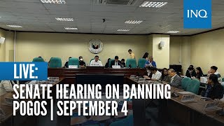 LIVE Senate hearing on banning Pogos  September 4 [upl. by Yeltnarb110]