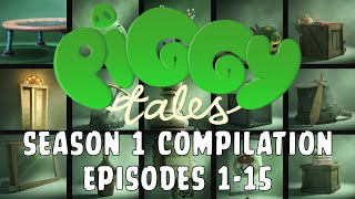 Piggy Tales  Season 1  Compilation Ep 115 [upl. by Anyrak168]