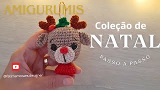 Coleção Natal  Amigurumi Rena [upl. by Hennessy149]