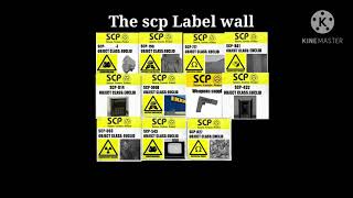 All my scp custom labels  EUCLID  Part 1 V1 [upl. by Watkin]