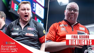 FIRST ET TITLE OF 2024 Final Session Highlights  2024 NeoBet European Darts Open [upl. by Attelrak]