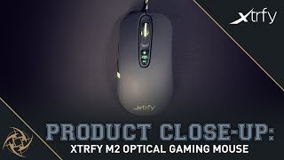 Product CloseUp Xtrfy M2 Optical Gaming Mouse [upl. by Cia]