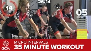 Fast Fitness Workout  High Intensity 35 Minute Indoor Cycling Training [upl. by Tehc]