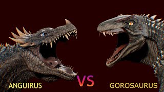 ANGUIRUS VS GOROSAURUS [upl. by Aisanat]