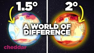 The Dire Difference Between 15 And 2 Degrees Of Warming  Cheddar News [upl. by Anatnahs]