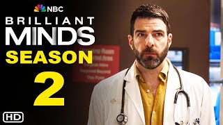 Brilliant Minds Season 2 Trailer 2025  NBC Zachary Quinto Tamberla Perry Renewed Preview [upl. by Noxaj]