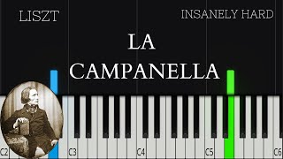 Liszt  La Campanella  INSANELY HARD Piano Tutorial [upl. by Cirle762]