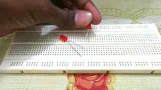 Series and parallel circuit on breadboard [upl. by Olocin]