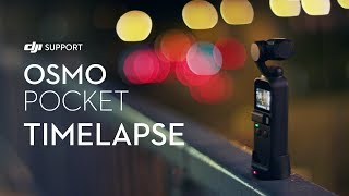 How to Shoot Timelapse Videos with Osmo Pocket [upl. by Fernyak]