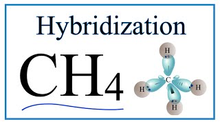 Hybridization of CH4 description of hybrid orbitals for Carbon [upl. by Charry]