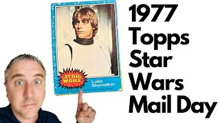 Another 1977 Topps Star Wars Mail Day [upl. by Rriocard]