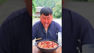 A bit spicy and very spicy how do you choose Songsong and Ermaoasmr mukbang shorts [upl. by Nayb]