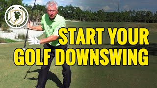 HOW TO START THE GOLF DOWNSWING PERFECTLY IN PLANE [upl. by Dasteel356]