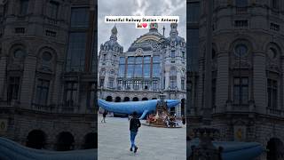 Railway Station  Antwerp Belgium 🇧🇪❤️🇱🇰 antwerp belgium railwaystation [upl. by Francis]