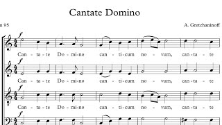 Gretchaninov  Cantate Domino SATB [upl. by Pegasus]