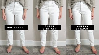 EVERLANE DENIM GUIDE STRAIGHT JEANS EDITION 90s CHEEKY CHEEKY STRAIGHT SUPER STRAIGHT [upl. by Nidya982]