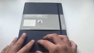 Leuchtturm1917 B5 Composition  NotebookReview with focus on inkfriendliness [upl. by Comstock]