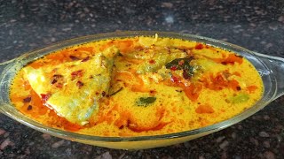 Silver Pomfret Fish Curry Recipe [upl. by Elvera]