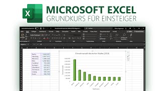 Microsoft Excel Grundkurs für Einsteiger Deutsch 2020 [upl. by Annadiane]