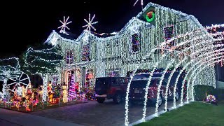 Casas decoradas de Navidad con100 mil luzes en Winter Garden Florida [upl. by Forelli]