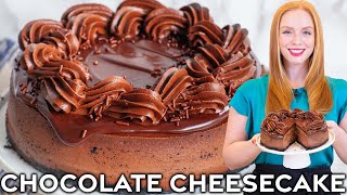 The Best Dark Chocolate Cheesecake Recipe [upl. by Eiffub]