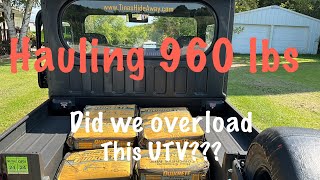 Did we OVERLOAD this 2022 All Weather Model Mahindra Roxor [upl. by Inalej7]