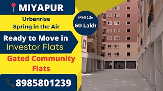 URBANRISE  SPRING IN THE AIR  READY TO MOVE IN FLATS  INVESTOR FLATS  MIYAPUR [upl. by Kreg]