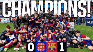 MICFOOTBALL FINAL 2024 U16 GIRONA FC 0 vs 1 FC BARCELONA 🏆 [upl. by Vallery]