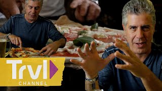 Rules to Making the PERFECT Neapolitan Pizza  Anthony Bourdain No Reservations  Travel Channel [upl. by Dolhenty984]