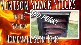 How to Make Venison and Pork Snack Sticks  Slim Jims [upl. by Gaddi]