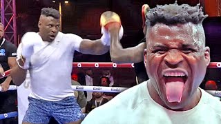 Francis Ngannou FULL MEDIA WORKOUT vs Tyson Fury [upl. by Bosch]