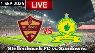 Stellenbosch FC Vs Mamelodi Sundowns Live Match Today [upl. by Hirza]