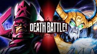 Galactus VS Unicron Marvel Comics VS Transformers  DEATH BATTLE [upl. by Lorrimer]