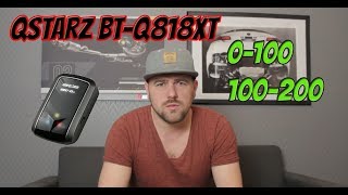 Qstarz BTQ818XT Zeitmessung mit dem Handy 10Hz 100200 [upl. by Htebiram500]