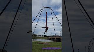 Aerial Silks  HammockSling  Straddle [upl. by Nema]