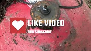 How To Easily Replace The Belt On A Massive 84inch Finish Mower [upl. by Assilim]