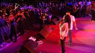 Nelly ft Kelly Rowland Dilemma Live  Orange Rockcorps 2009 [upl. by Emmanuel]