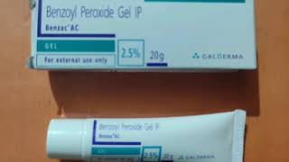 Benzac AC Gel review in tamil Benzoyl peroxide [upl. by Atinehc]