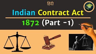 Business Law  Bcom 2nd Year  BBA  CA Foundation  CMA  Indian Contract Act Part  1 Hindi [upl. by Amlas]